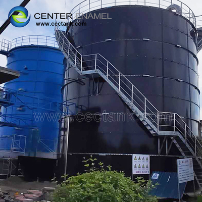 Разбивочная эмаль обеспечивает стекло выровняла стальные танки SBR для проекта обработки сточных вод