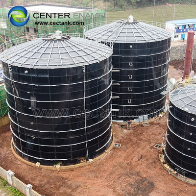 Цистерна с водой GFS цилиндрическая стальная для аграрных проектов водопотребления для орошения