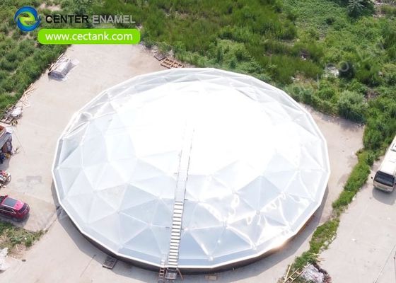 Алюминиевый геодезический купол настилает крышу эффективная защита для промышленных зданий