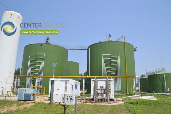 Максимизация эффективности биогаза Двойные мембранные крыши для резервуаров для анаэробного переваривания из нержавеющей стали