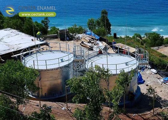 Лидирующий в Китае цилиндрированный стальной пожарный резервуар для воды Производитель: Центр эмаль