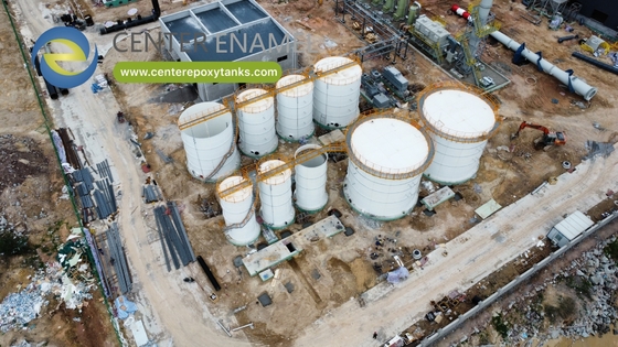 Стальные болтовые резервуары с эпоксидным покрытием для сырой воды: эффективное хранение необработанной воды