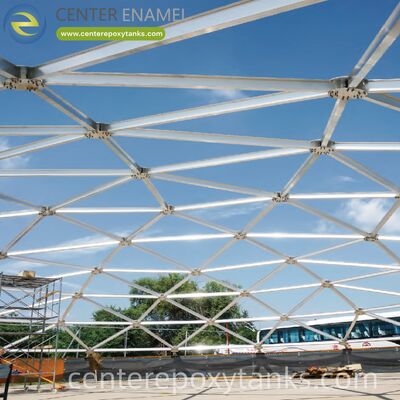 Алюминиевый купол для противопожарного резервуара: защищает источник воды от загрязнения и мусора