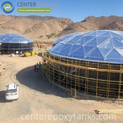 Aluminum Dome for a Raw Water Tank: Shields Untreated Water from Wind, Debris, and Excessive Sunlight Exposure