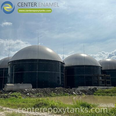 Double Membrane Biogas Holder for Biogas from Biomass Project: Captures and Contains the Methane, Preventing Environmental Release and Contamination