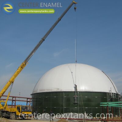 Double Membrane Biogas Holder for Biomass to Biogas Anaerobic Digestion Project: Provides the Necessary Volume Stabilization to Manage Fluctuating Digester Gas Outpu