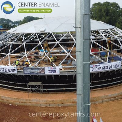 Алюминиевая крыша купола для сварных резервуаров для хранения нефтехимических продуктов из нержавеющей стали: предлагает превосходную коррозионную устойчивость к агрессивным химическим парам и промышленной среде