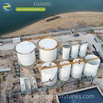 Застегнутые резервуары для хранения воды в качестве резервуаров для анаэробных реакторов: обеспечивают герметичное удержание для органического разложения и управления биогазом.