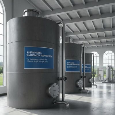 Устойчивое управление сточными водами: инженерный случай для резервуаров для хранения сточных sludge FBE