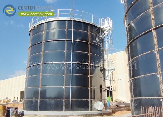 0.25мм Покрытие Застекленная сталь Коммерческие резервуары для воды Сухое оптовое хранение