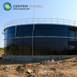 Сплавленные стальные резервуары из гладкого стекла, 30000 галлонные стальные резервуары для воды.