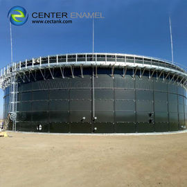 30000 галлонов застекленный стальной биогазовый резервуар гладкий легко очищать