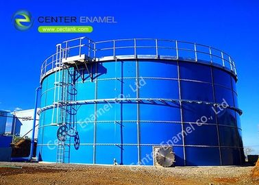 Устойчивые к коррозии цистерны для хранения биогаза из стали со стеклянной крышей, сплавленной со стальной крышей