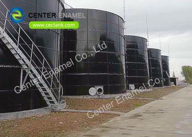 Стекло, расплавленное в сталь, болтовые резервуары для хранения сточных вод для биогазовых установок, очистных сооружений