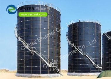 Резервуар для хранения биогаза из стали с одно- и двухместными мембранами