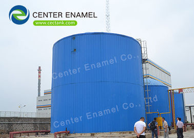 Застёгнутый стальной бак как реактор EGSB для проекта по производству биогаза