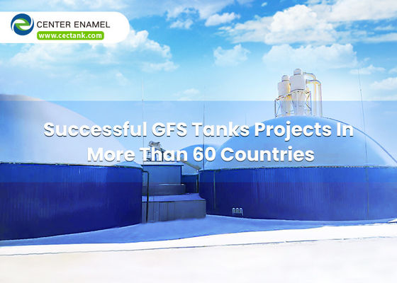 Танки биогаза Мировые лидирующие танки GFS с 30-летним сроком службы