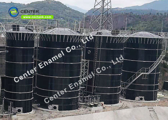 18000М3 Стеклянные стальные промышленных резервуаров для хранения биогаза