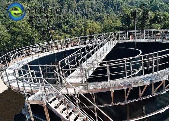 18000м3 Стеклянные стальные резервуары для хранения промышленных жидкостей