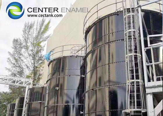 Стеклянный стеклянный стальной анаэробный цистерна для биогазовых установок
