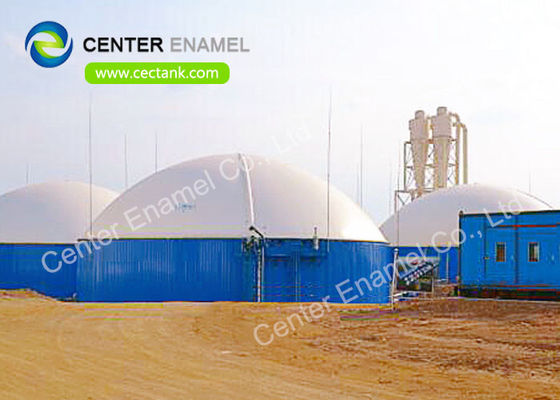 Застёгнутый стальной резервуар для очистки сточных вод с процессом покрытия стеклянной эмали