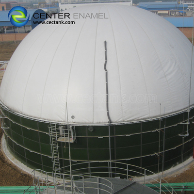 Темнозелёные 3 мм стальные пластины Резервуар для хранения биогаза антиадгезионный
