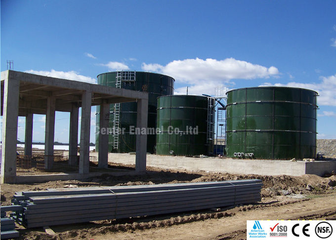 Большие емкости GFS застекленные стальные резервуары для сточных вод 1