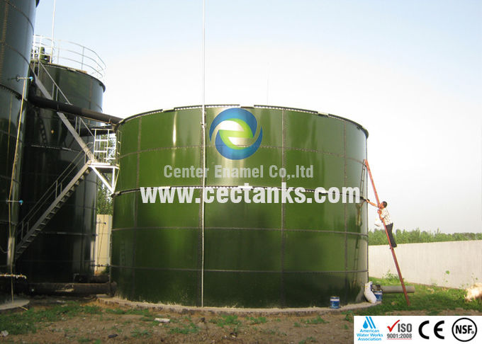 Раствор для хранения воды Стекло Стекло покрытое стальными резервуарами с минимальным сроком службы 30 лет 0