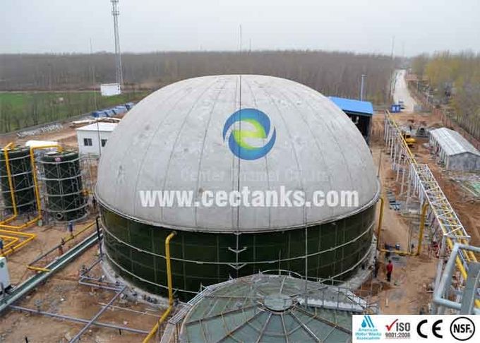 Стеклянный резервуар для хранения биогаза, сплавленный в сталь, с превосходной коррозионной стойкостью ISO 9001:2008 1