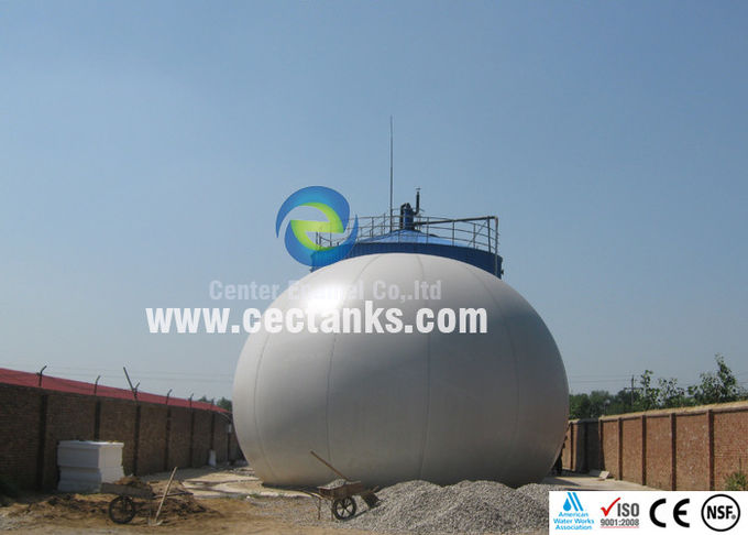 Стеклянный резервуар для хранения биогаза, сплавленный в сталь, с превосходной коррозионной стойкостью ISO 9001:2008 0
