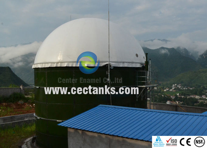 Двойная мембрана крыша биогазовый резервуар 50000 / 50k галлон резервуары для хранения воды Цвет на заказ 0