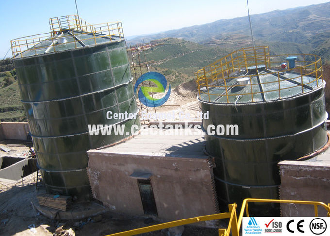 Стекло, расплавленное в сталь, резервуары для хранения сточных вод, ISO 9001:2008 резервуар для очистки сточных вод 1