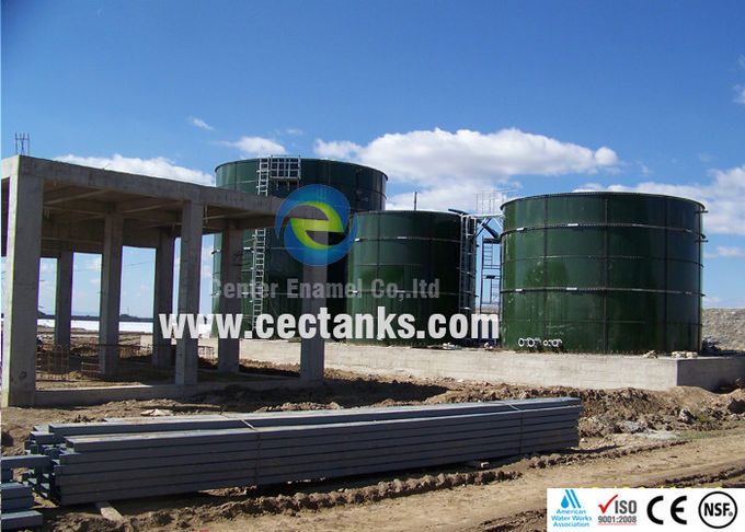 Стеклоплавленные стальные резервуары для биогазовых установок / очистных сооружений 0