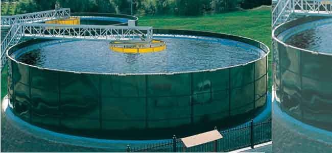 Высокая коррозионная устойчивость Стекло-оформленные резервуары для хранения воды из нержавеющей стали, длительный срок службы 1