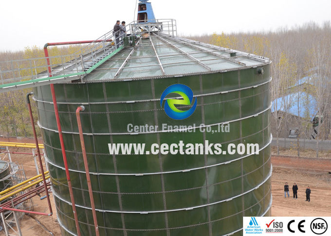 Отличная защита от коррозии Стеклянные стальные резервуары для хранения воды PH 1-14 0