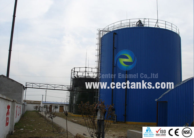 Промышленные стеклянные резервуары для хранения воды, газовые / жидкие фарфоровые эмалированные стеклянные резервуары 0