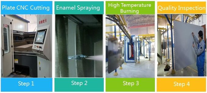 Стеклянные слитые стальные застекленные резервуары для хранения воды из нержавеющей стали со стандартом AWWA D103 / EN ISO28765 0