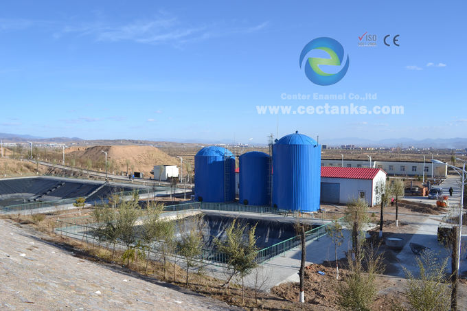 Инженерные стеклянные резервуары для хранения воды / болтовые резервуары для питьевой воды из нержавеющей стали 0