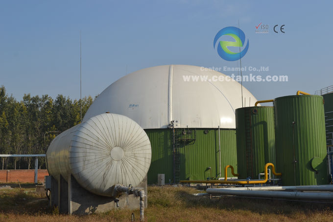 OSHA Эмалированный стальной резервуар Промышленные резервуары для воды с устойчивостью к коррозии / абразии 0